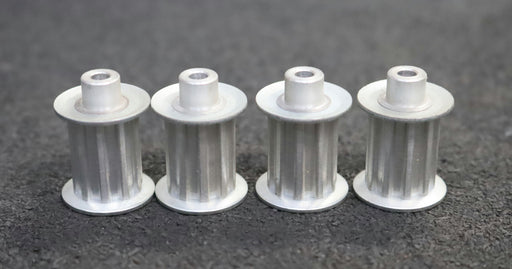 Bild des Artikels 4x-Aluminium-Zahnscheibe-mit-beidseitiger-Bordscheibe-27-T5/10-Profil:-T5-Z=10-