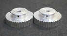 Bild des Artikels 2x-Aluminium-Zahnscheibe-Pulley-ohne-Bordscheibe-40-XL-037-Profil:-XL---40-Zähne