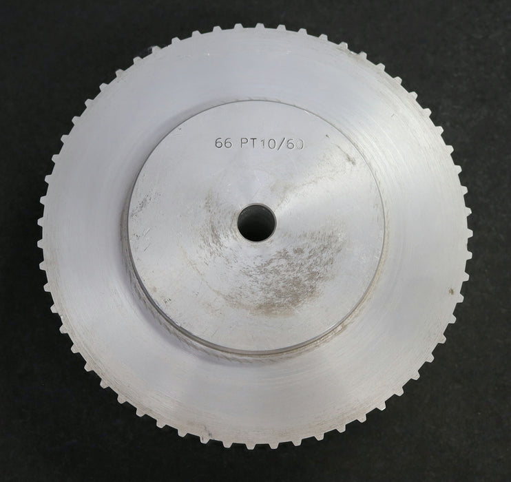 Bild des Artikels Aluminium-Zahnscheibe-Pulley-ohne-Bordscheibe-66-T10/60-Profil:-T10---60-Zähne