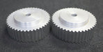 Bild des Artikels 2x-Aluminium-Zahnscheibe-Pulley-ohne-Bordscheibe-27-T5/44-Profil:-T5---44-Zähne