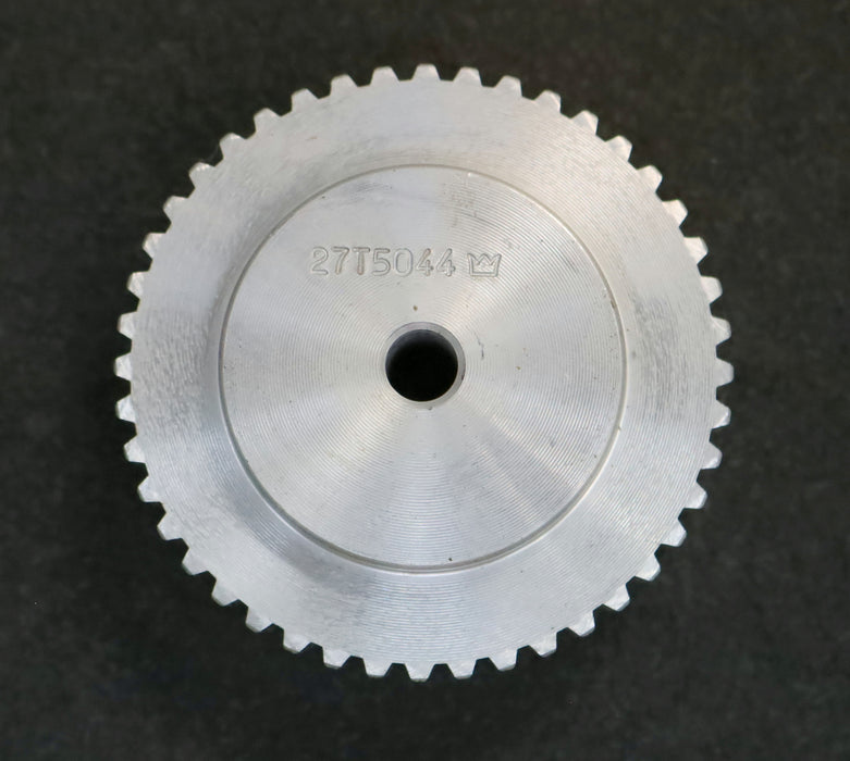 Bild des Artikels 2x-Aluminium-Zahnscheibe-Pulley-ohne-Bordscheibe-27-T5/44-Profil:-T5---44-Zähne