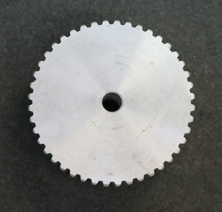 Bild des Artikels 2x-Aluminium-Zahnscheibe-Pulley-ohne-Bordscheibe-27-T5/44-Profil:-T5---44-Zähne