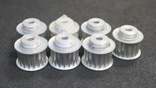 Bild des Artikels 7x-Aluminium-Zahnscheibe-mit-beidseitiger-Bordscheibe-27-T5/18-Profil:-T5-Z=18