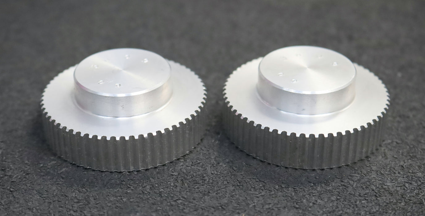Bild des Artikels 2x-Aluminium-Zahnscheibe-Pulley-ohne-Bordscheibe-60-3M-09-Profil:-3M---60-Zähne