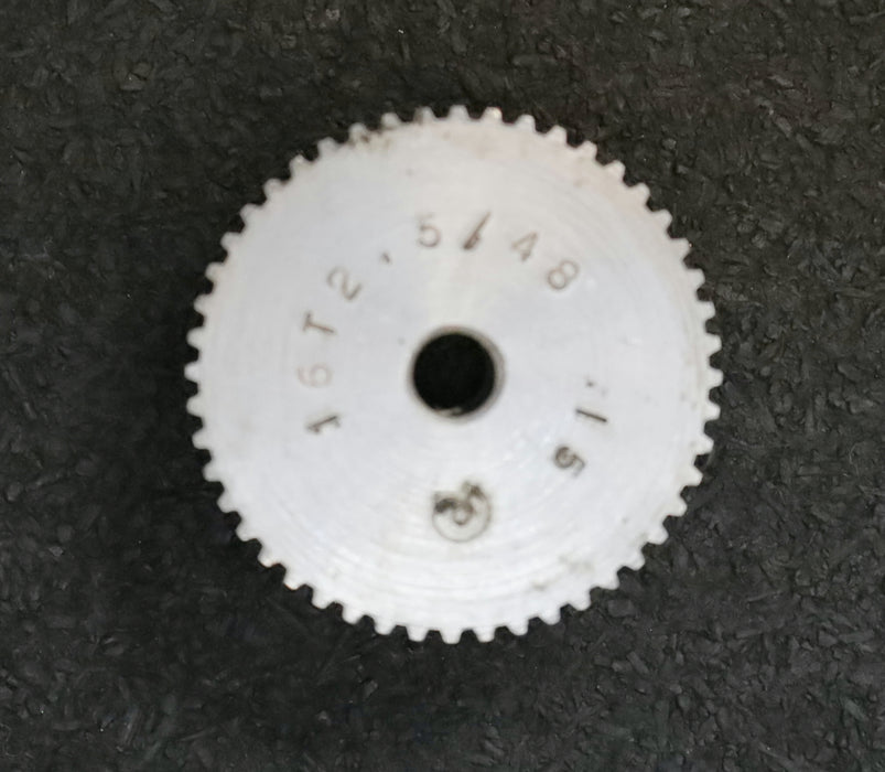 Bild des Artikels 4x-Aluminium-Zahnscheibe-ohne-Bordscheibe-16-T2,5/16-Profil:-T2,5---16-Zähne