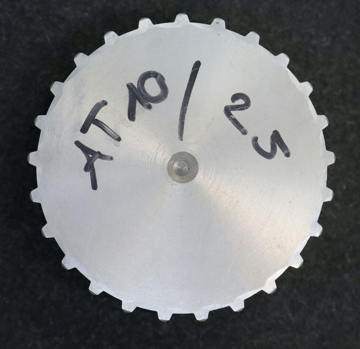 Bild des Artikels Aluminium-Zahnscheibe-Pulley-ohne-Bordscheibe-AT10/25-Profil:-AT10---25-Zähne