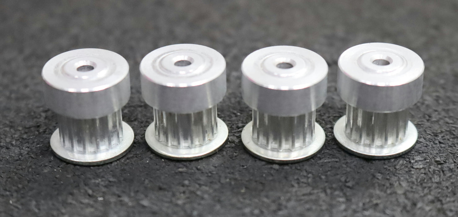 Bild des Artikels 4x-Aluminium-Zahnscheibe-mit-beidseitiger-Bordscheibe-16-T2,5/15-Profil:-T2,5