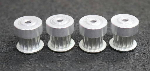 Bild des Artikels 4x-Aluminium-Zahnscheibe-mit-beidseitiger-Bordscheibe-16-T2,5/15-Profil:-T2,5