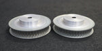 Bild des Artikels 2x-Aluminium-Zahnscheibe-mit-beidseitiger-Bordscheibe-23-T5/46-Profil:-T5-Z=46