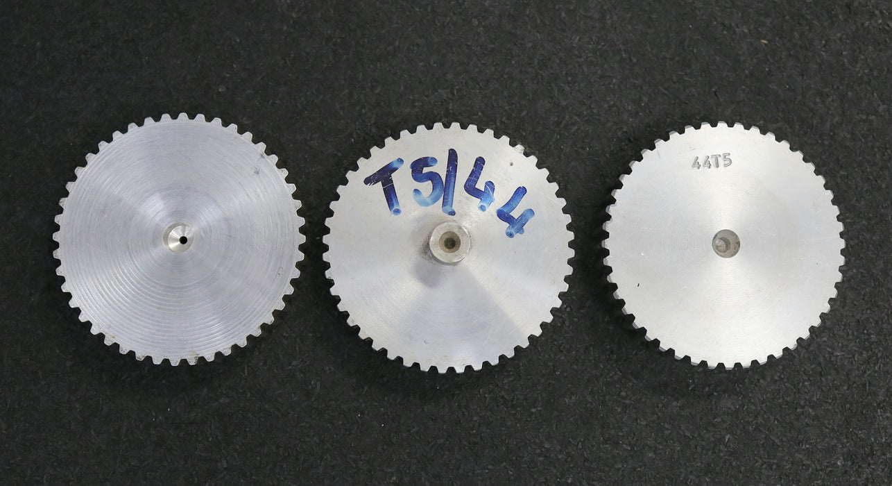 Bild des Artikels 3x-Aluminium-Zahnscheibe-Pulley-ohne-Bordscheibe-T5-44-Profil:-T5-44-Zähne