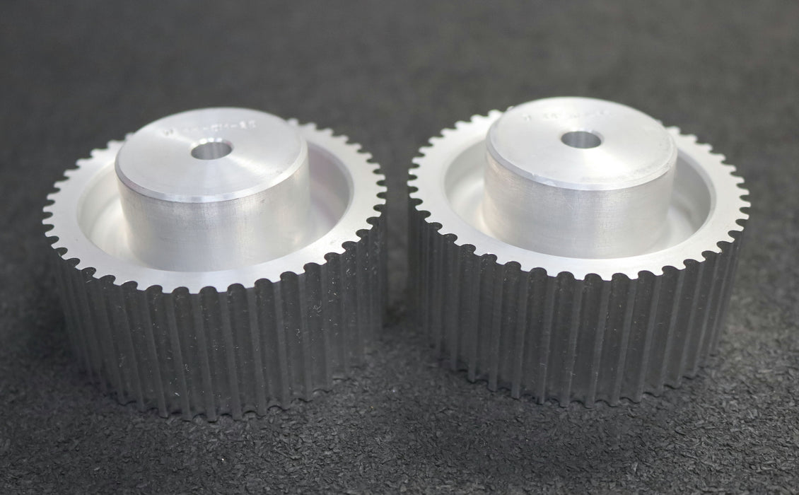 Bild des Artikels 2x-Aluminium-Zahnscheibe-Pulley-ohne-Bordscheibe-44-5M-25-Profil:-5M---44-Zähne