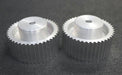 Bild des Artikels 2x-Aluminium-Zahnscheibe-Pulley-ohne-Bordscheibe-44-5M-25-Profil:-5M---44-Zähne