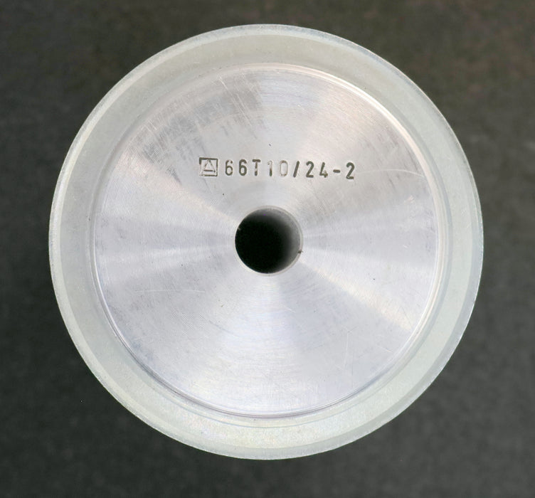 Bild des Artikels Aluminium-Zahnscheibe-mit-beidseitiger-Bordscheibe-66-T10/24-Profil:-T10-Z=24