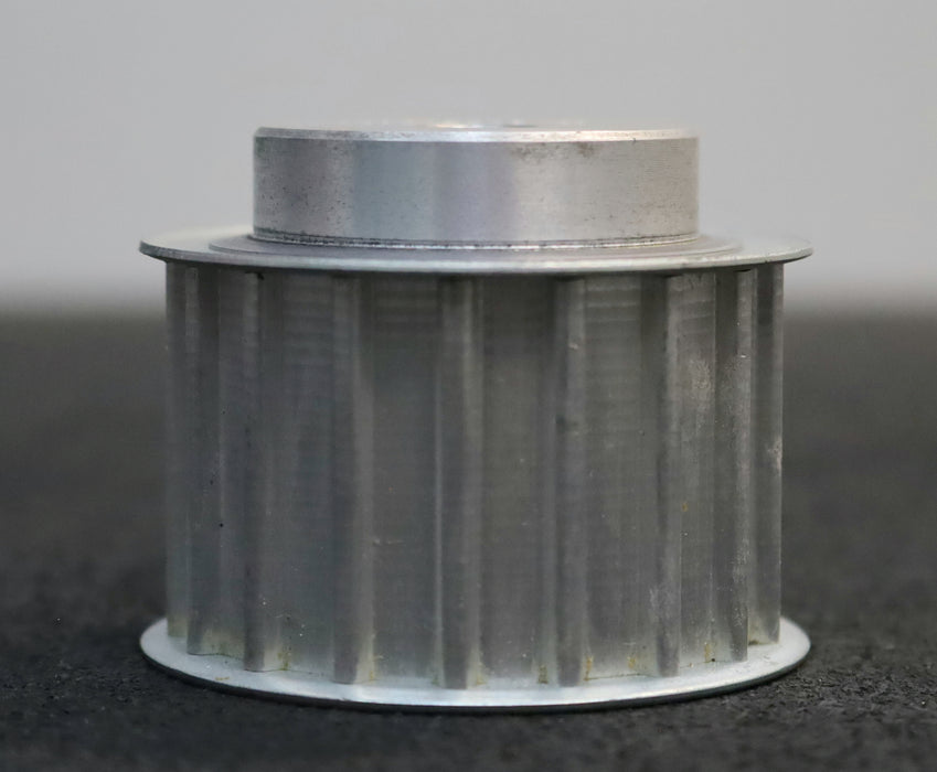 Bild des Artikels 2x-Aluminium-Zahnscheibe-mit-beidseitiger-Bordscheibe-47-AT10/18-Profil:-AT10