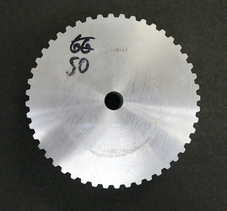 Bild des Artikels Aluminium-Zahnscheibe-Pulley-ohne-Bordscheibe-47-T10/48-Profil:-T10-48-Zähne