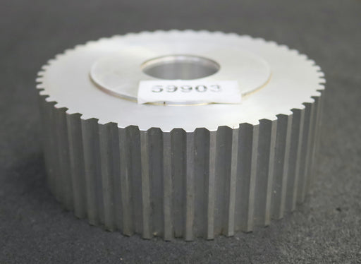 Bild des Artikels Aluminium-Zahnscheibe-Pulley-ohne-Bordscheibe-58-T10/48-Profil:-T10-48-Zähne