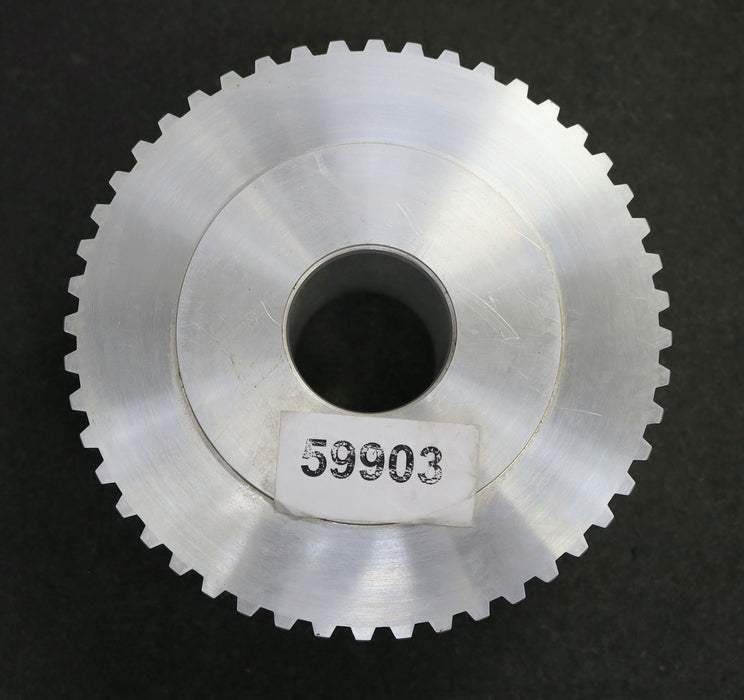 Bild des Artikels Aluminium-Zahnscheibe-Pulley-ohne-Bordscheibe-58-T10/48-Profil:-T10-48-Zähne
