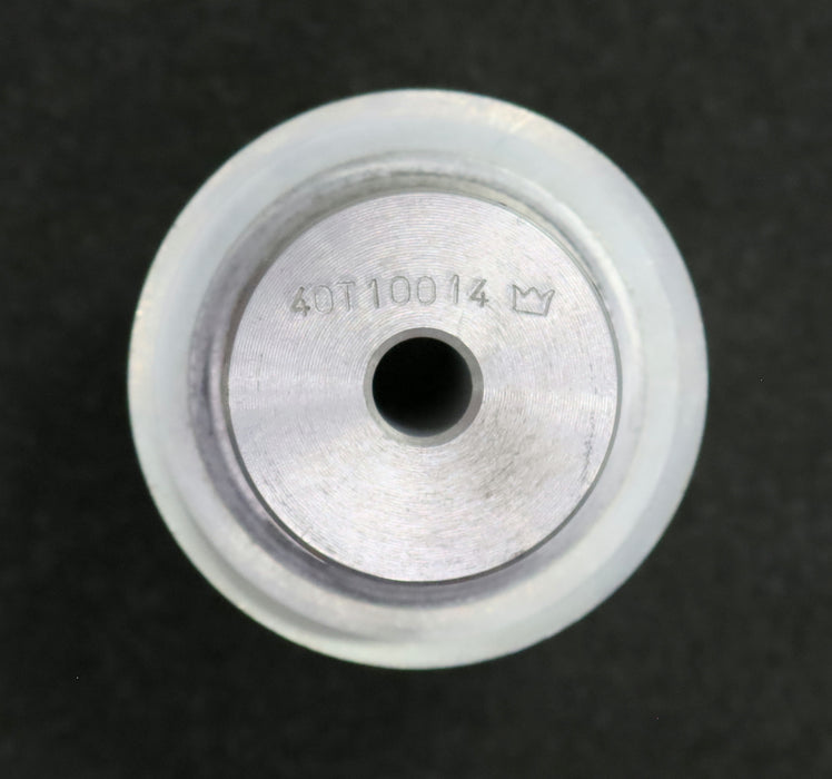 Bild des Artikels 2x-Aluminium-Zahnscheibe-mit-beidseitiger-Bordscheibe-40-T10/14-Profil-T10-Z=14-