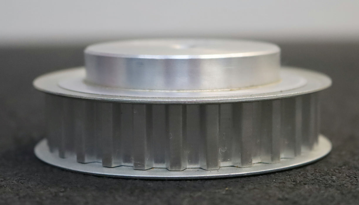 Bild des Artikels Aluminium-Zahnscheibe-mit-beidseitiger-Bordscheibe-31-T10/27-Profil:-T10-Z=27-