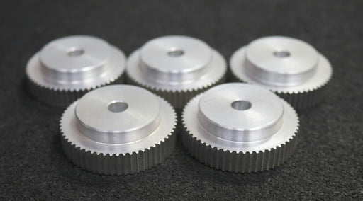 Bild des Artikels 5x-Aluminium-Zahnscheibe-Pulley-ohne-Bordscheibe-16-T2,5/60-Profil:-T2,55-Z=60