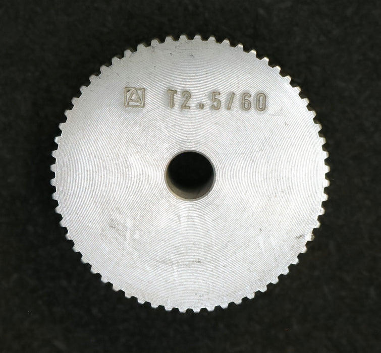 Bild des Artikels 5x-Aluminium-Zahnscheibe-Pulley-ohne-Bordscheibe-16-T2,5/60-Profil:-T2,55-Z=60