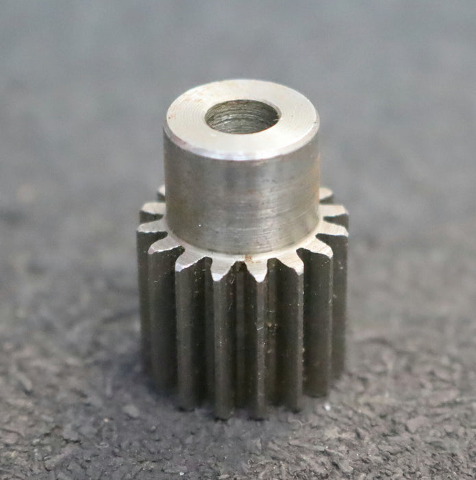 Bild des Artikels 3x-Stahl-Stirnzahnrad-Spur-gear-M1x16-Teilung:-3,14mm---16-Zähne-BohrungsØ-=-6mm
