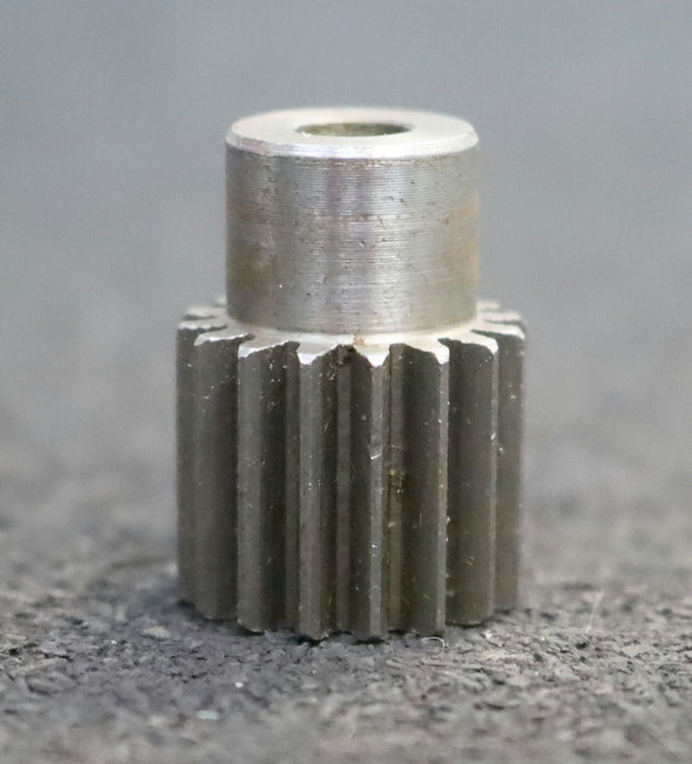 Bild des Artikels 3x-Stahl-Stirnzahnrad-Spur-gear-M1x16-Teilung:-3,14mm---16-Zähne-BohrungsØ-=-6mm