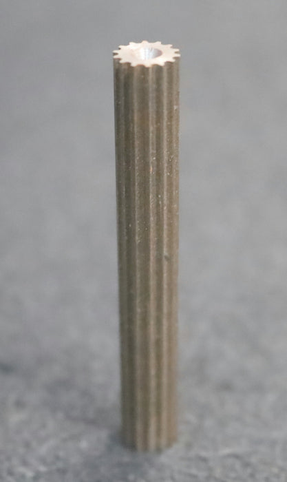 Bild des Artikels 6x-Stahl-Zahnwelle-S2M-14-Profil:-S2M---14-Zähne-Gesamtlänge-verzahnt-60mm