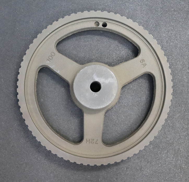 Bild des Artikels Grauguss-Zahnscheibe-ohne-Bordscheibe-ausgewuchtet-72-H-100-Profil:-H---72-Zähne