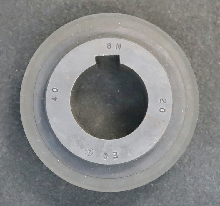 Bild des Artikels Stahl-Zahnscheibe-Pulley-mit-beidseitiger-Bordscheibe-40-8M-20-Profil:-8M-Z=40