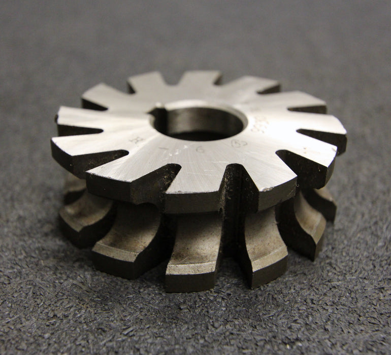 PWS Halbrund-Formfräser konkav Radiusfräser Radius 6mm - 70x24x22mm 12 Spannuten