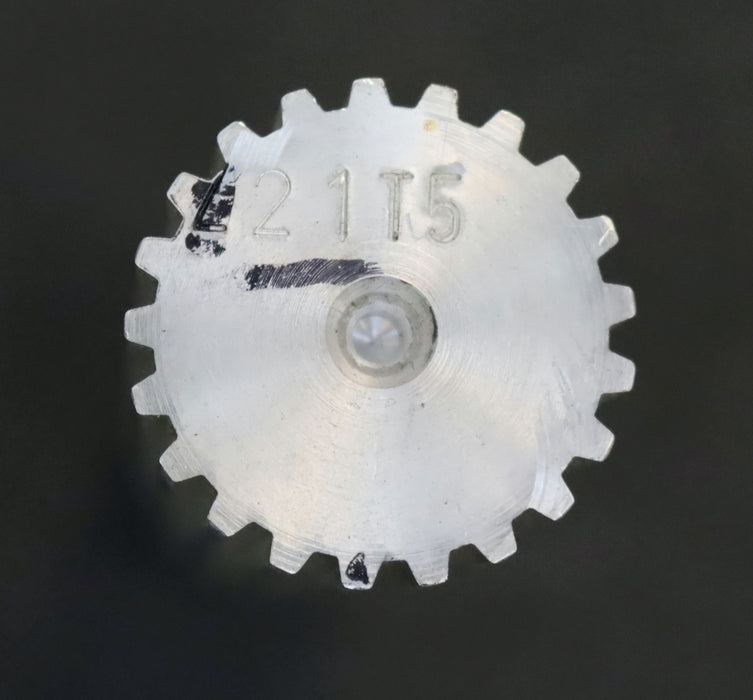 Bild des Artikels Aluminium-Zahnwelle-Toothed-shaft-T5-21-Profil:-T5-21-Zähne-GL-verzahnt-180mm