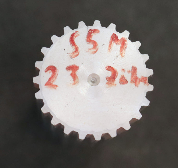 Bild des Artikels Aluminium-Zahnwelle-Toothed-shaft-S5M-23-Profil:-S5M-23-Zähne-GL-verzahnt-100mm