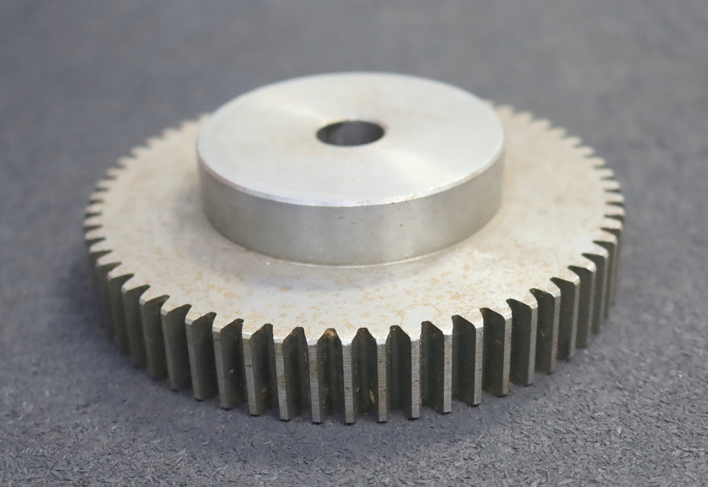 Bild des Artikels Stahl-Stirnzahnrad-Spur-gear-M2x60-Teilung:-6,28mm-60-Zähne-BohrungsØ--=-16mm
