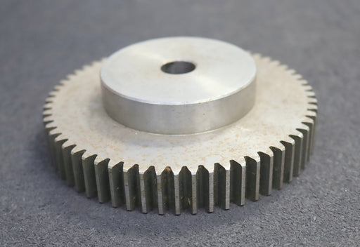 Bild des Artikels Stahl-Stirnzahnrad-Spur-gear-M2x60-Teilung:-6,28mm-60-Zähne-BohrungsØ--=-16mm