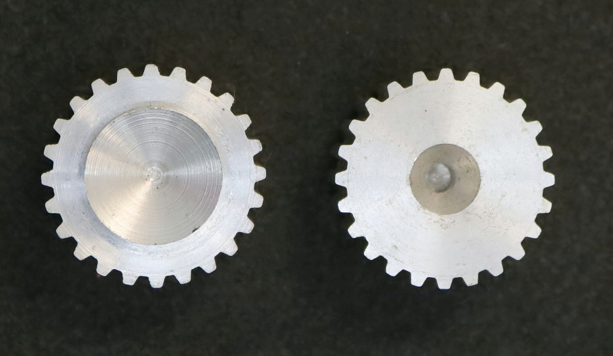 Bild des Artikels 2x-Aluminium-Zahnscheibe-Pulley-ohne-Bordscheibe-T5-24-Profil:-T5-24-Zähne