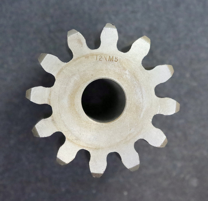 Bild des Artikels Stahl-Stirnzahnrad-Spur-gear-M5x12-Teilung:-15,71mm-12-Zähne-BohrungsØ--=-20mm