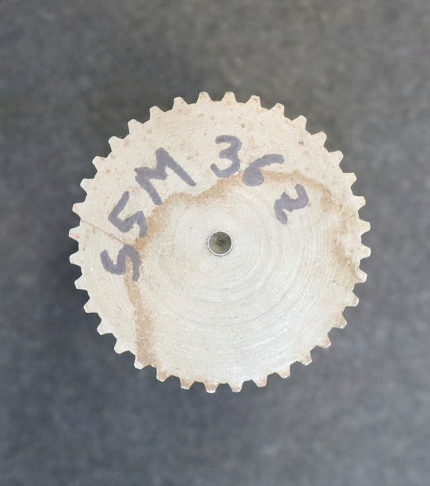 Bild des Artikels Stahl-Zahnwelle-Toothed-shaft-S5M-36-Profil:-S5M-36-Zähne-GL-verzahnt-75,9mm