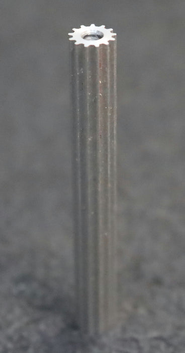 Bild des Artikels 2x-Aluminium-Zahnwelle-Toothed-shaft-MXL-13-Profil-MXL-13-Zähne-GL-verzahnt-60mm
