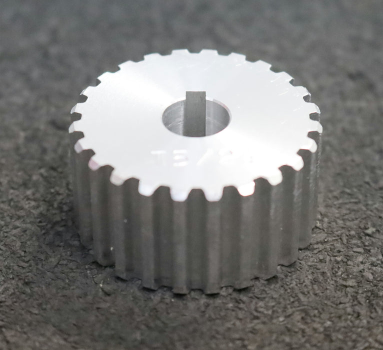Bild des Artikels Aluminium-Zahnscheibe-Pulley-ohne-Bordscheibe-19-T5-24-Profil:-T5-24-Zähne