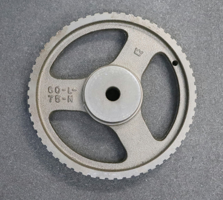 Bild des Artikels Grauguss-Zahnscheibe-Pulley-ohne-Bordscheibe-60-L-75-Profil:-L-60-Zähne