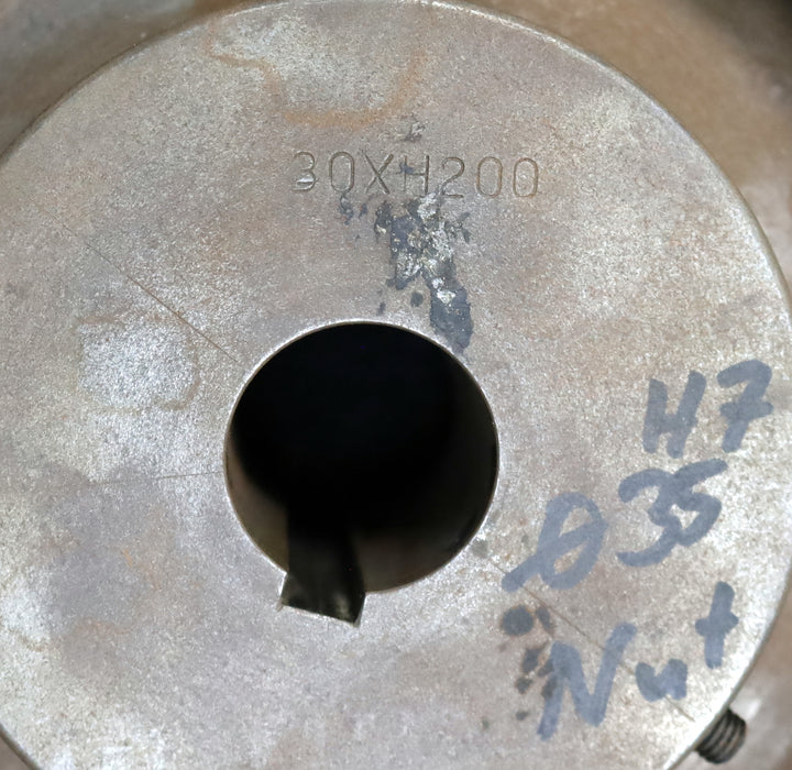 Bild des Artikels Stahl-Zahnscheibe-Pulley-beidseitige-Bordscheibe-30-H-200-Profil:-H-30-Zähne