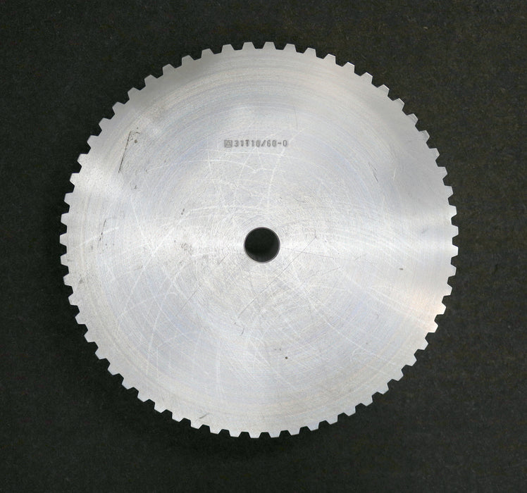 Bild des Artikels Aluminium-Zahnscheibe-Pulley-ohne-Bordscheibe-31-T10/60-Profil:-T10-60-Zähne
