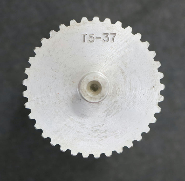 Bild des Artikels Aluminium-Zahnwelle-Toothed-shaft-T5-37-Profil:-T5-37-Zähne-GL-verzahnt-94,5mm