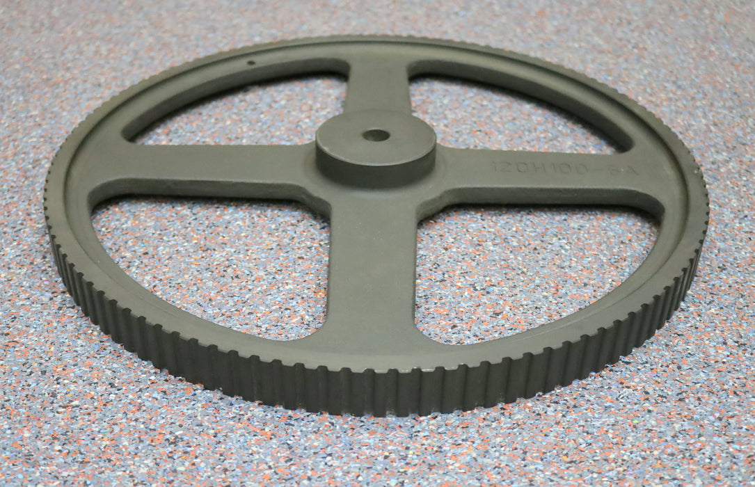 Bild des Artikels Grauguss-Zahnscheibe-Pulley-ohne-Bordscheibe-ausgewuchtet-120-H-100-Profil:-H-