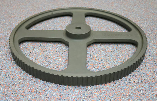 Bild des Artikels Grauguss-Zahnscheibe-Pulley-ohne-Bordscheibe-ausgewuchtet-120-H-100-Profil:-H-