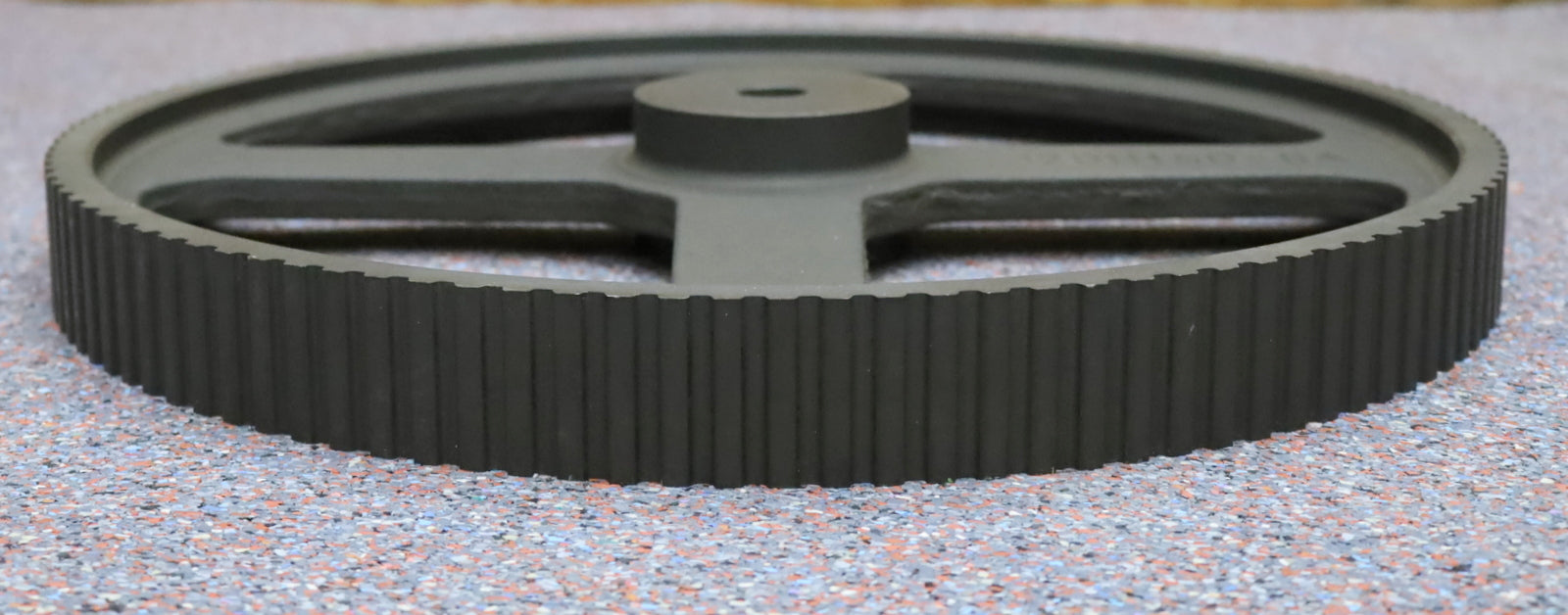 Bild des Artikels Grauguss-Zahnscheibe-Pulley-ohne-Bordscheibe-ausgewuchtet-120-H-150-Profil:-H-