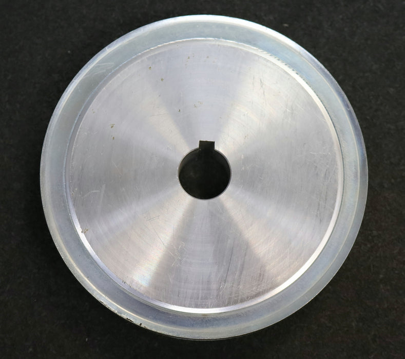 Bild des Artikels Aluminium-Zahnscheibe-Pulley-mit-beidseitiger-Bordscheibe-21-T5/73-Profil:-T5