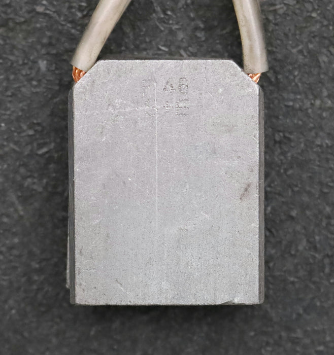 Bild des Artikels S+E-Kohlebürste-Blockkohlebürste-eine-Litze-F46-Maße-16x32x40mm-mit-Kabelschuh