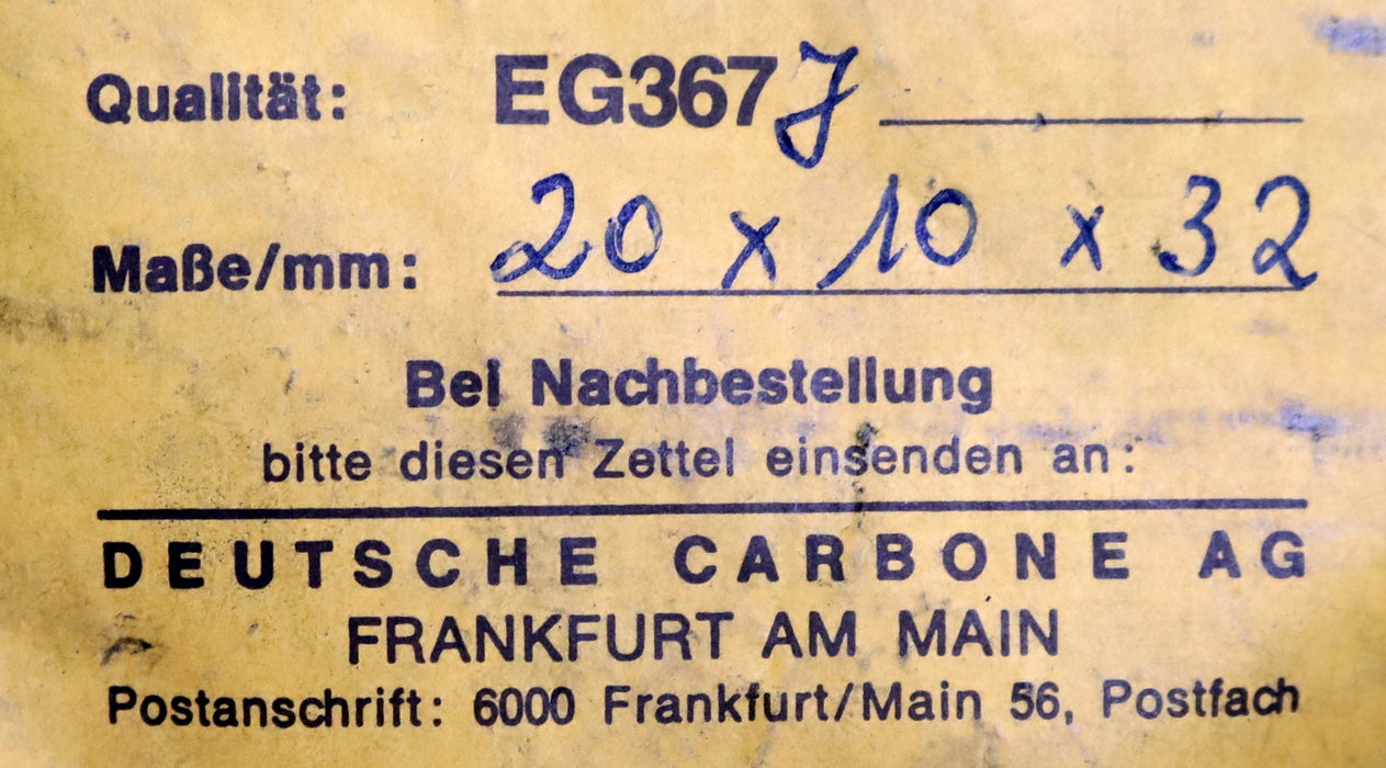 Bild des Artikels CARBONE-Block-Kohlebürste-mit-einer-Litze-EG367J-10x20x32mm-(t-x-a-x-r)-